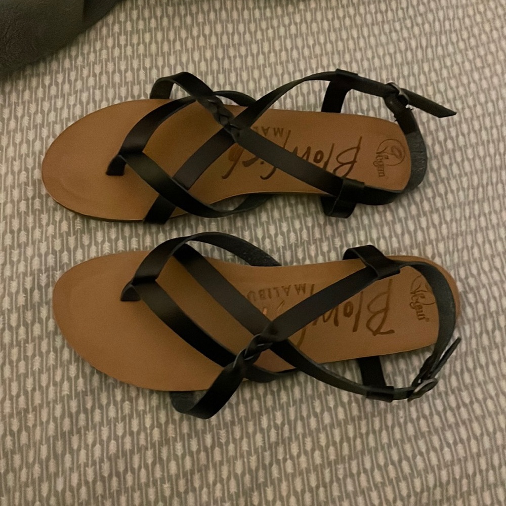 Black Blowfish Sandals